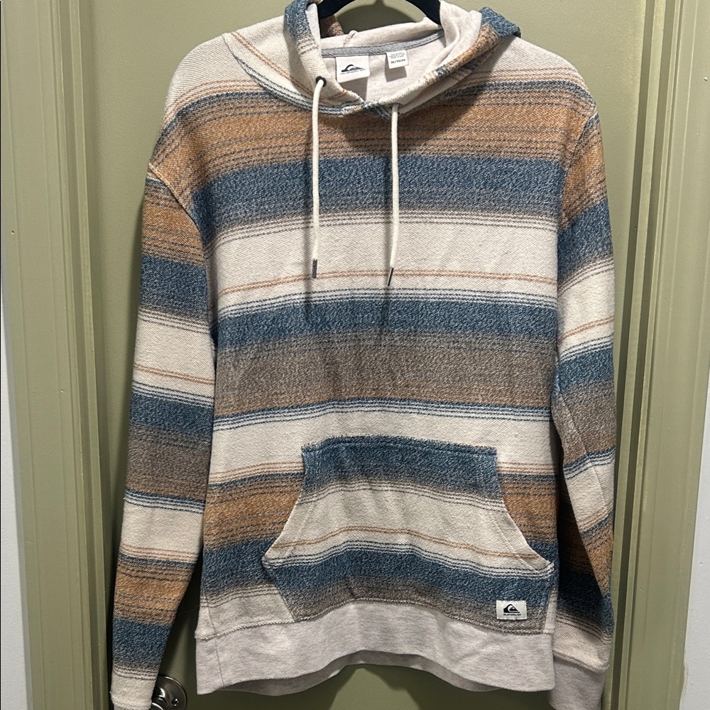 Quiksilver Men's Multicolor Striped Hoodie